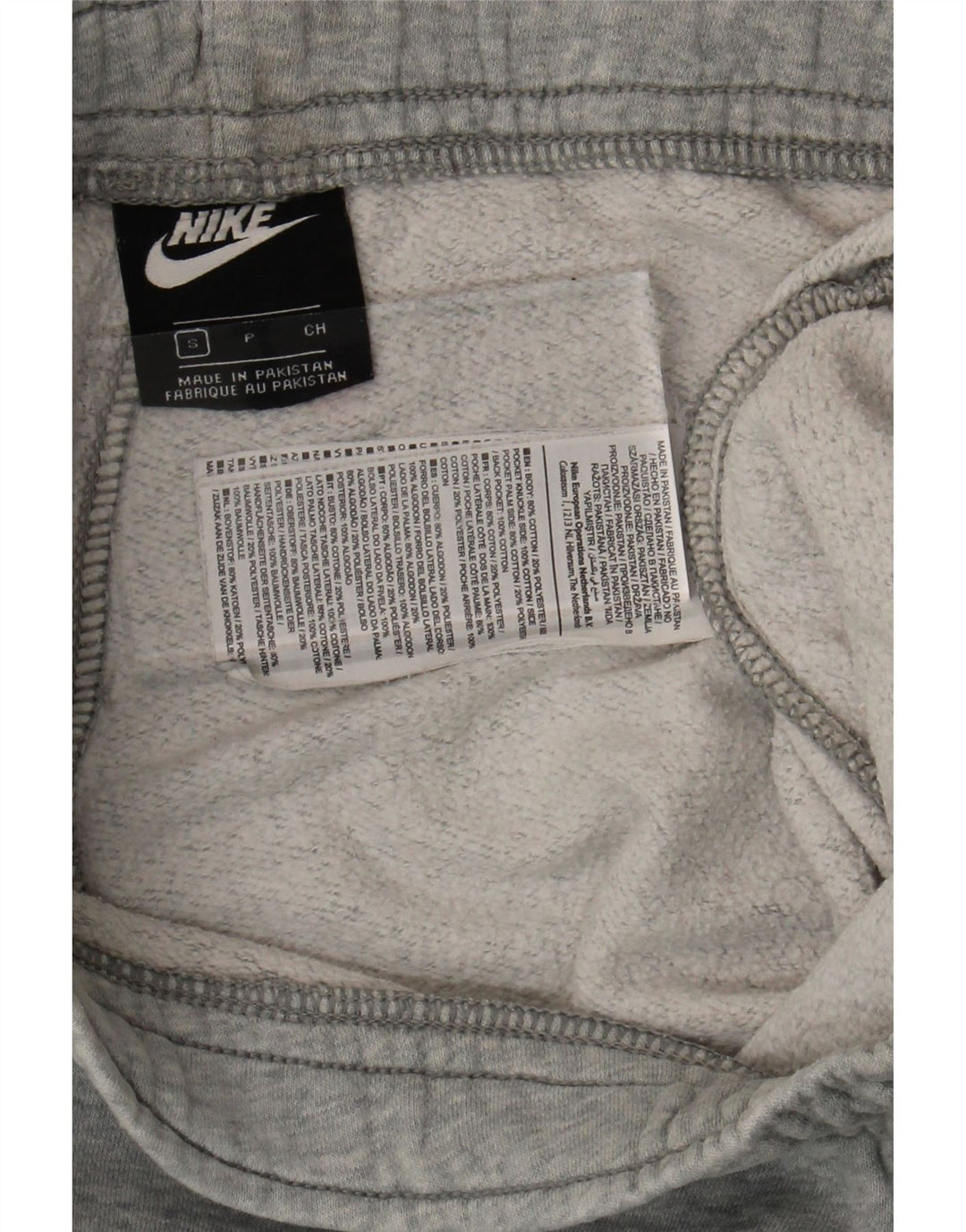 NIKE Mens Tracksuit Trousers Joggers Small  Grey Cotton Vintage Nike and Second-Hand Nike from Messina Hembry 