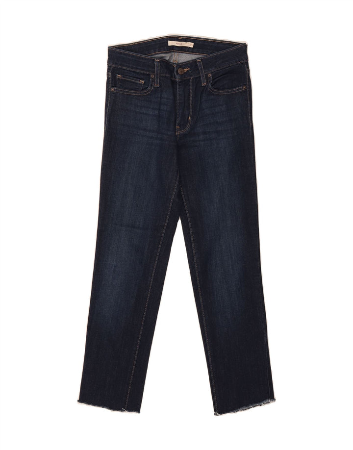 LEVI'S Womens 712 Slim Jeans W25 L25 Navy Blue Cotton Vintage Levi's and Second-Hand Levi's from Messina Hembry 