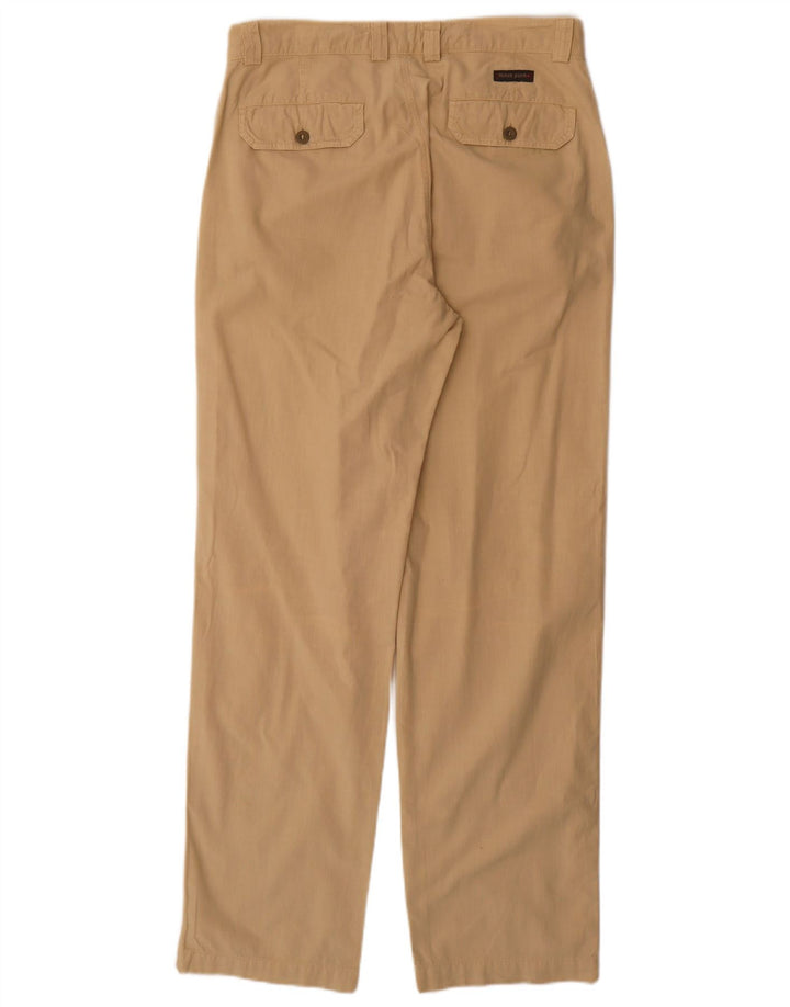 THINK PINK Muške ravne chino hlače IT 48 srednje W32 L33 bež pamuk