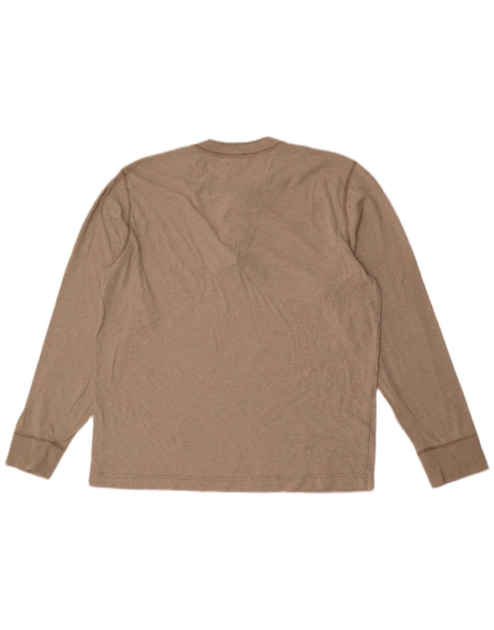 Eddie Bauer muška majica dugih rukava, veliki bež pamuk