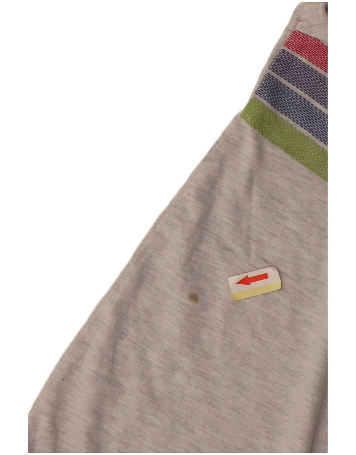 Superdry ženska majica kratkih rukava s grafičkim motivima UK 12 srednje sive pruge