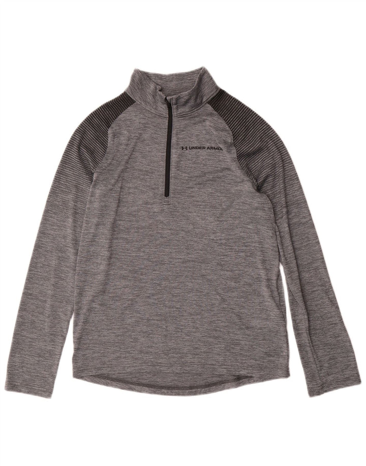 UNDER ARMOUR Pulover trenirka za dječake 11-12 godina, velike sive pruge