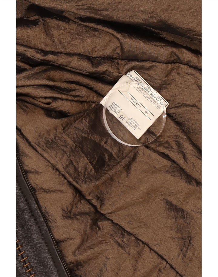 Mabrun ženska kožna jakna IT 48 XL crna koža