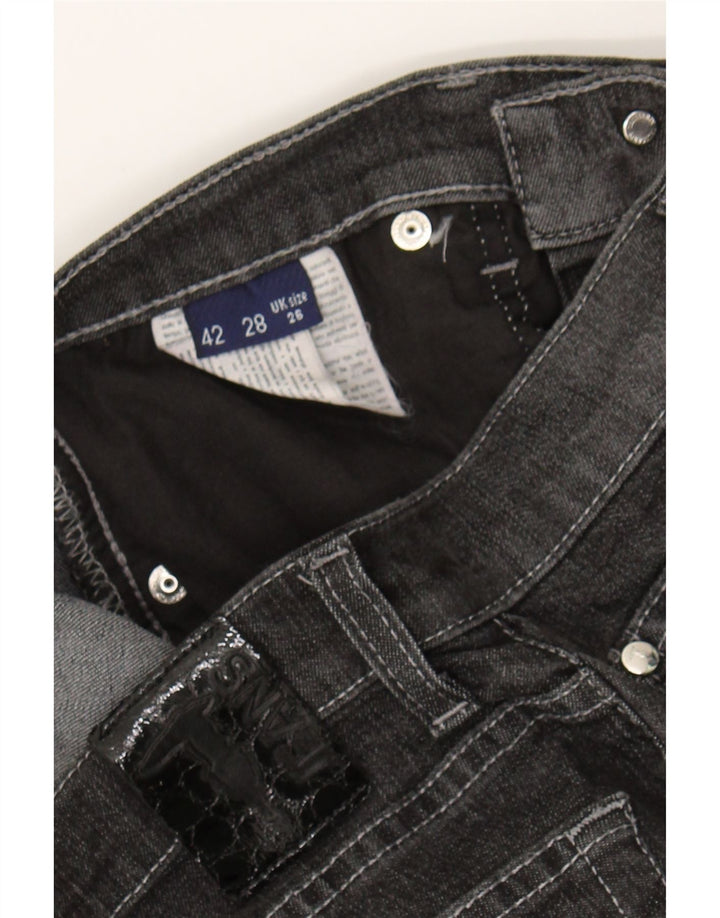 TRUSSARDI Womens Straight Jeans W26 L31  Black Vintage Trussardi and Second-Hand Trussardi from Messina Hembry 