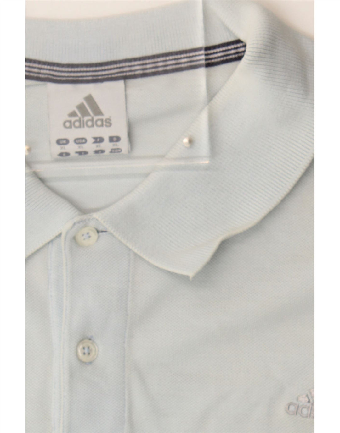 ADIDAS Mens Polo Shirt XL Blue Cotton Vintage Adidas and Second-Hand Adidas from Messina Hembry 