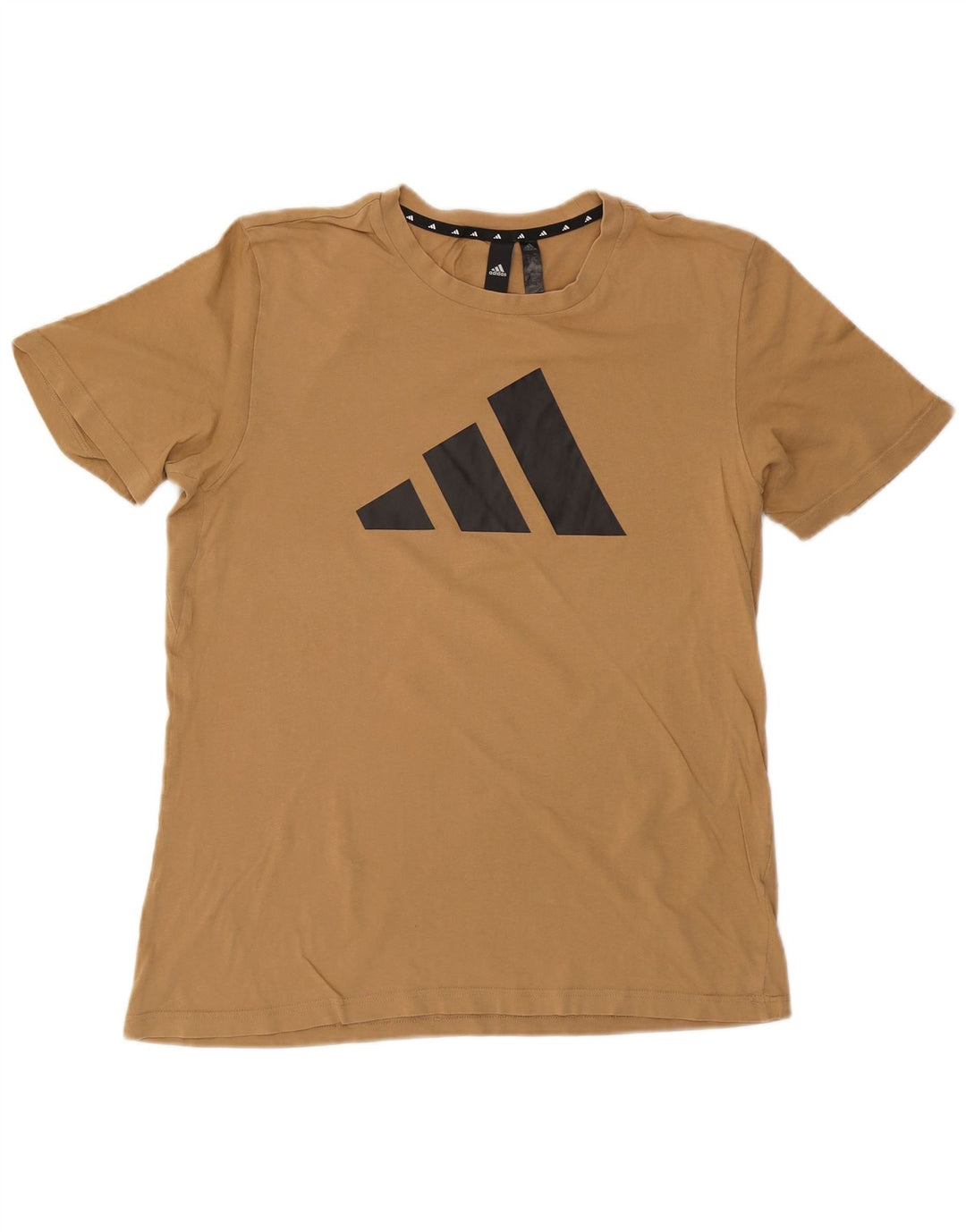 Adidas muška majica s grafičkim motivima, srednje bež pamuk