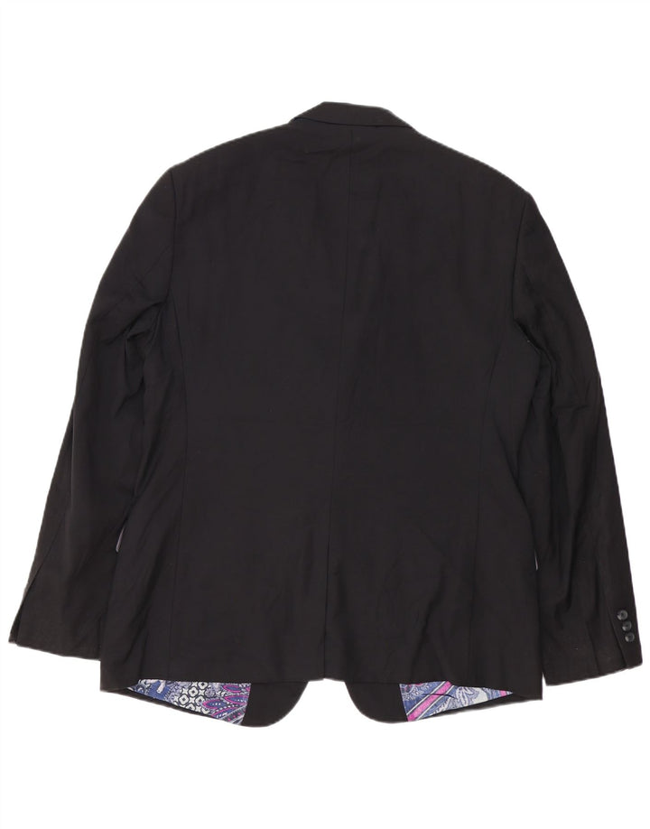 TED BAKER Muška jakna s 2 gumba UK 42 XL crna vuna