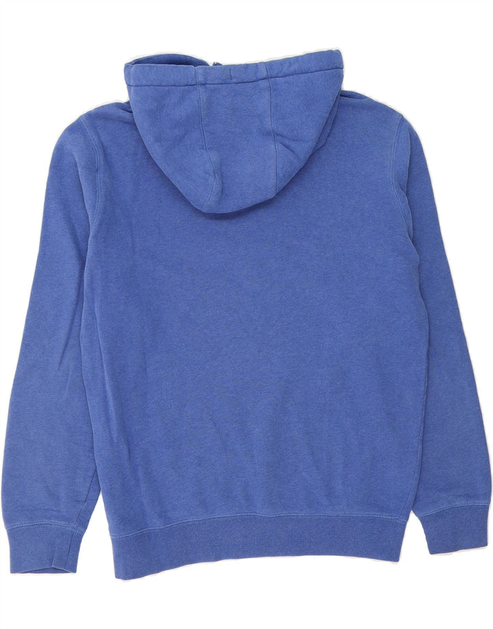 CREW CLOTHING Mens Hoodie Jumper Medium Blue Cotton Vintage Crew Clothing and Second-Hand Crew Clothing from Messina Hembry 