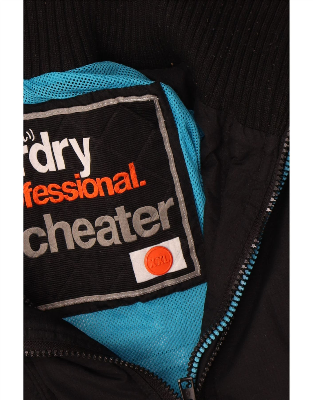 Superdry muška grafička vjetrovka jakna UK 44 2XL crni najlon
