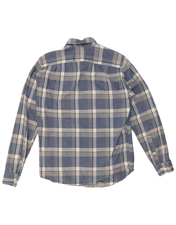 J. CREW Muška klasična košulja malenog plavog kariranog pamuka