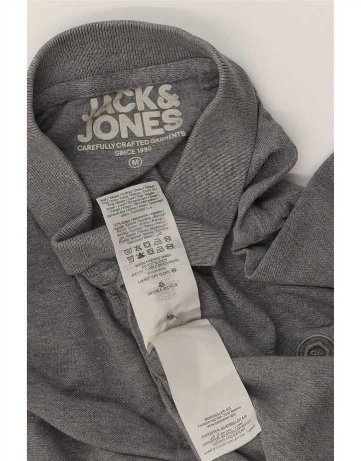 Jack & Jones muška polo majica srednje sivi flekasti pamuk