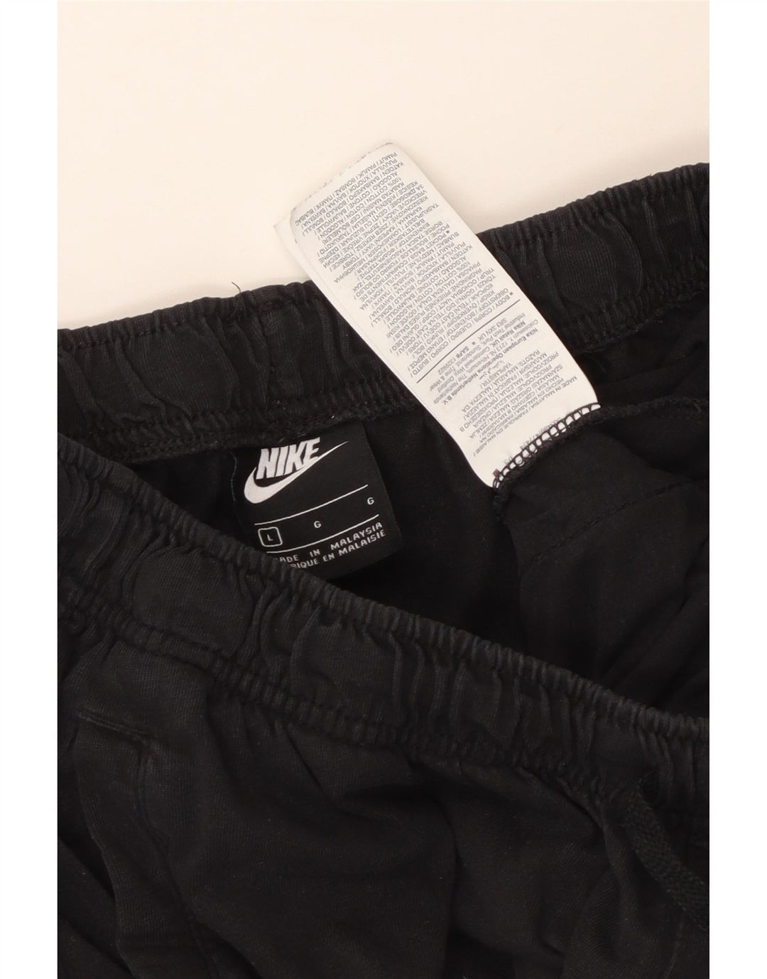 NIKE Muške sportske kratke hlače velike crne pamučne boje