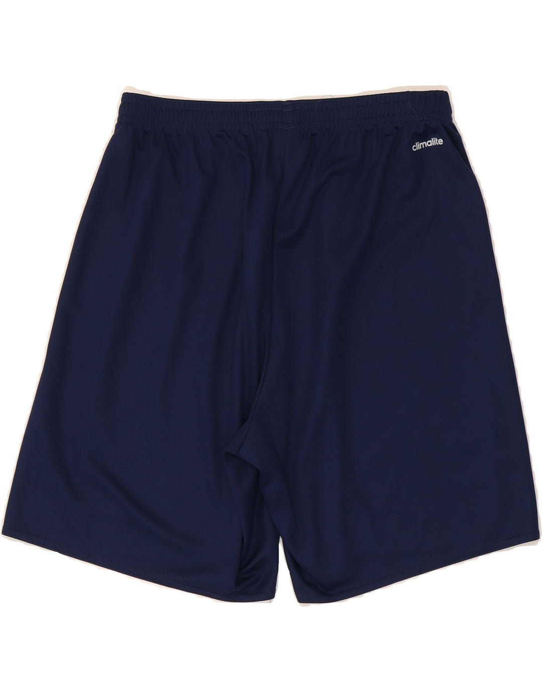 ADIDAS Mens Climalite Sport Shorts Medium  Navy Blue Polyester Vintage Adidas and Second-Hand Adidas from Messina Hembry 