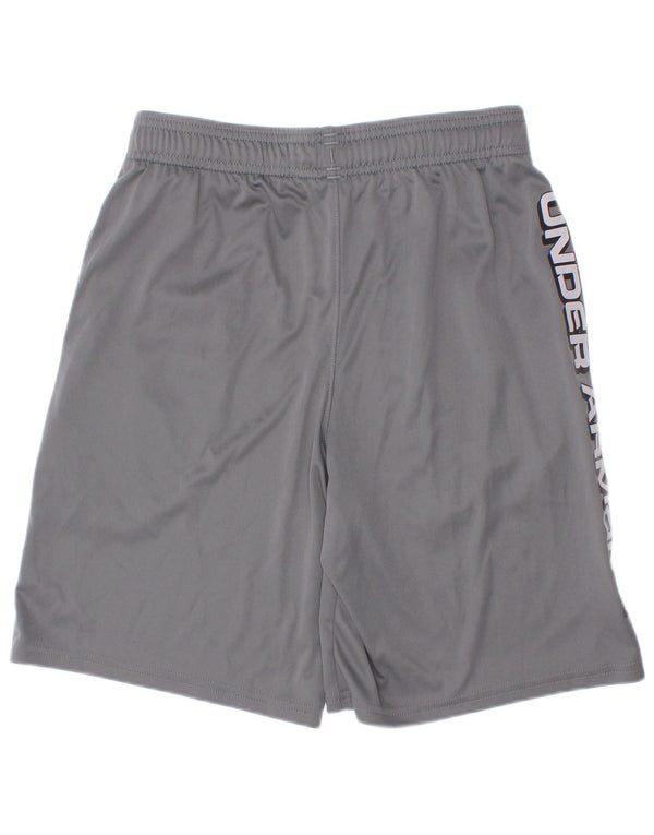Under Armour Boys Graphic Sport Shorts 9-10 Years Medium Grey Poliester