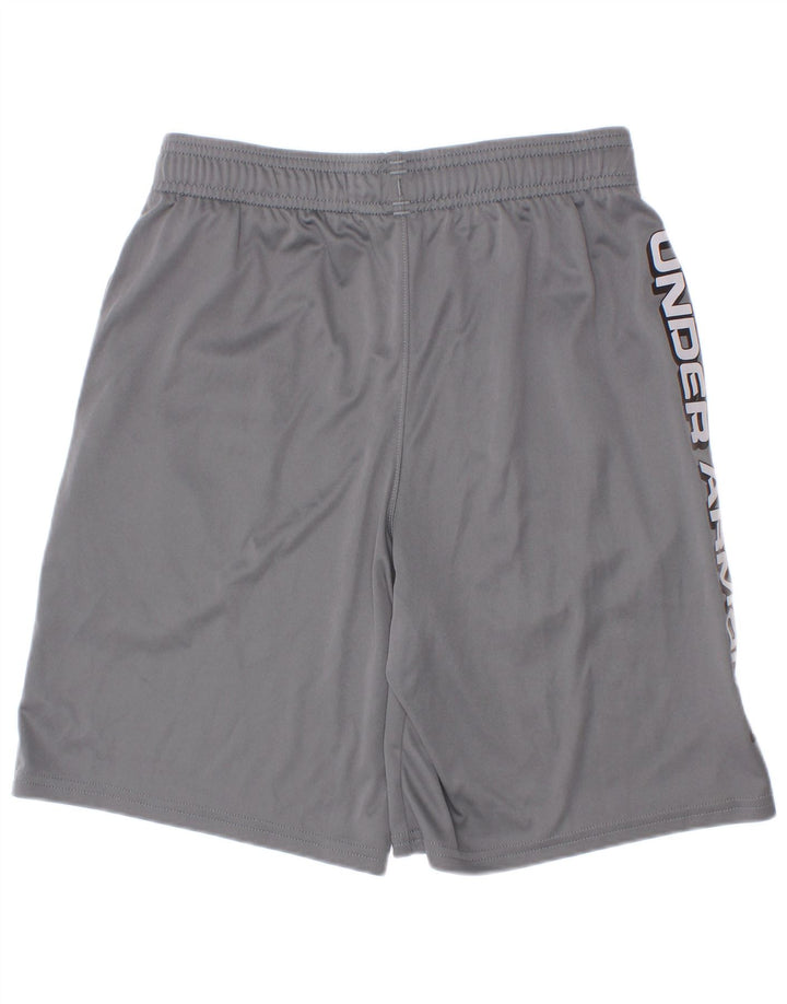 Under Armour Boys Graphic Sport Shorts 9-10 Years Medium Grey Poliester
