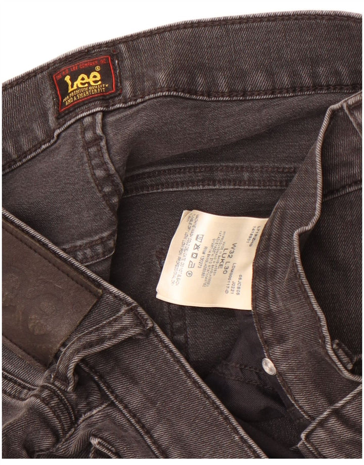 Lee Mens Luke Slim Jeans W32 L30 Sivi pamuk