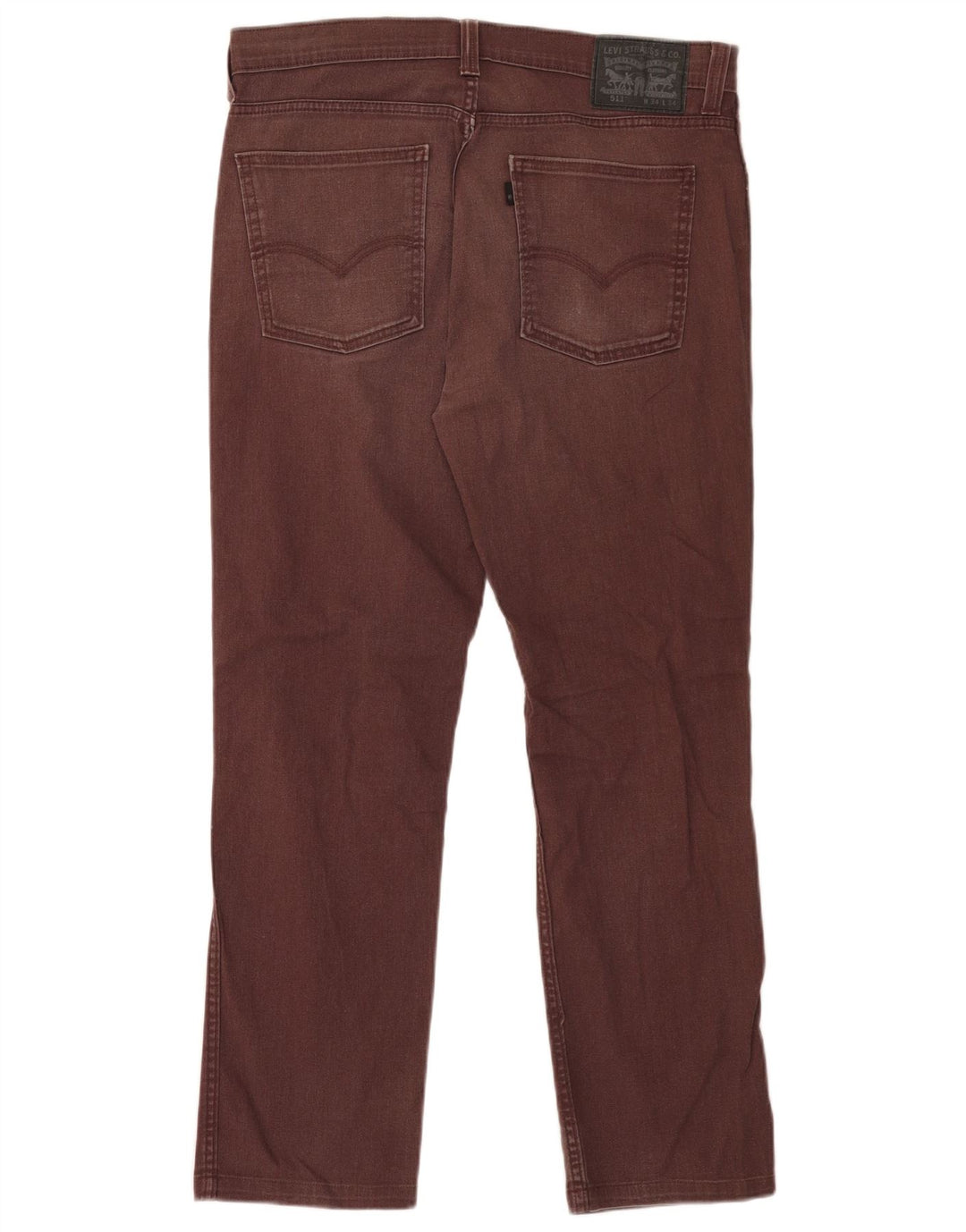 Levi's muške 511 uske traperice W34 L29 smeđi pamuk