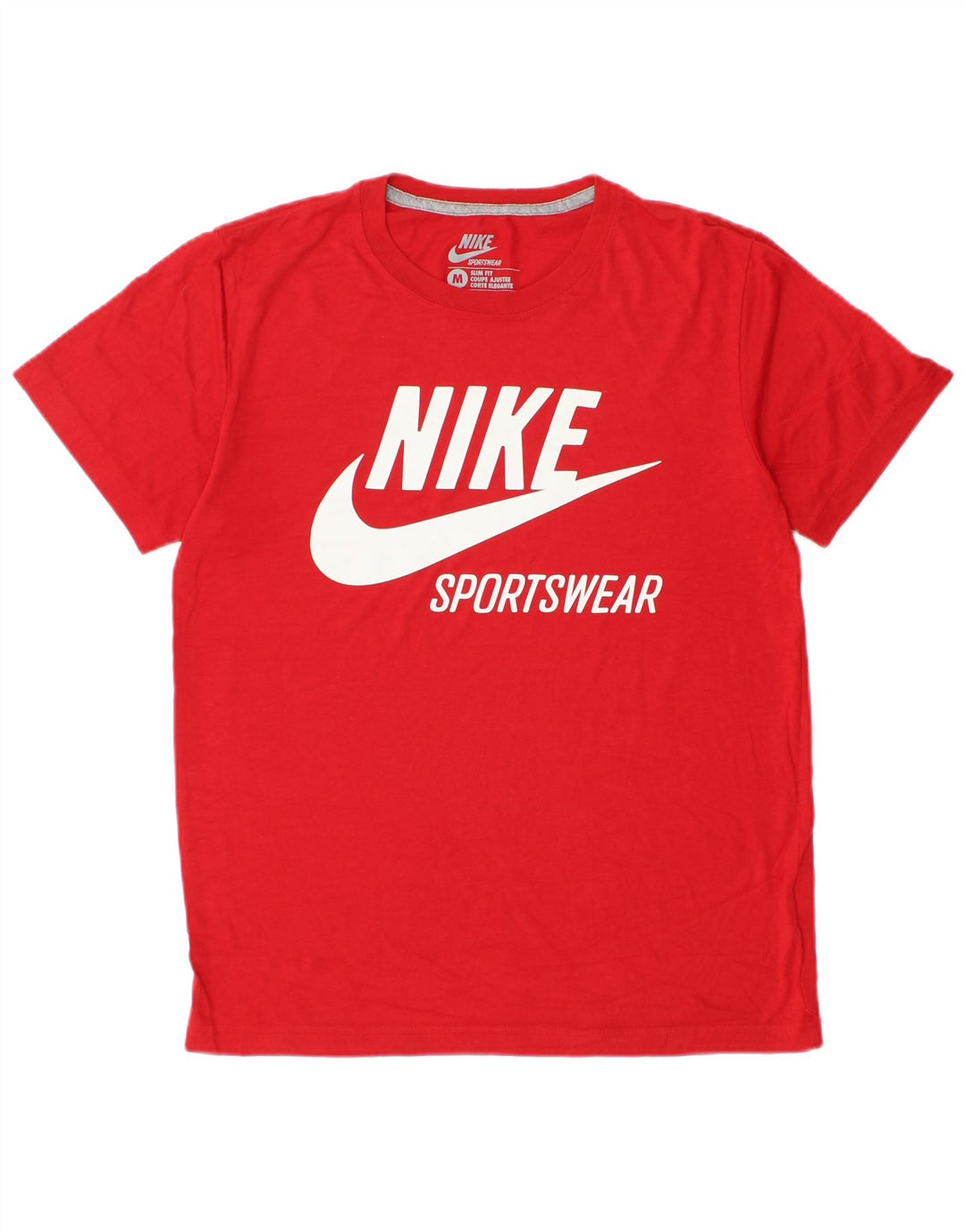 Nike muška majica kratkih rukava Slim Fit Graphic, srednje crvena