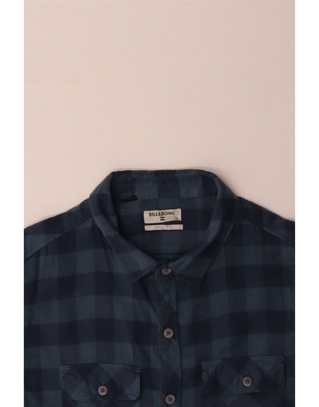 BILLABONG Muška flanelska košulja Large Blue Gingham pamuk