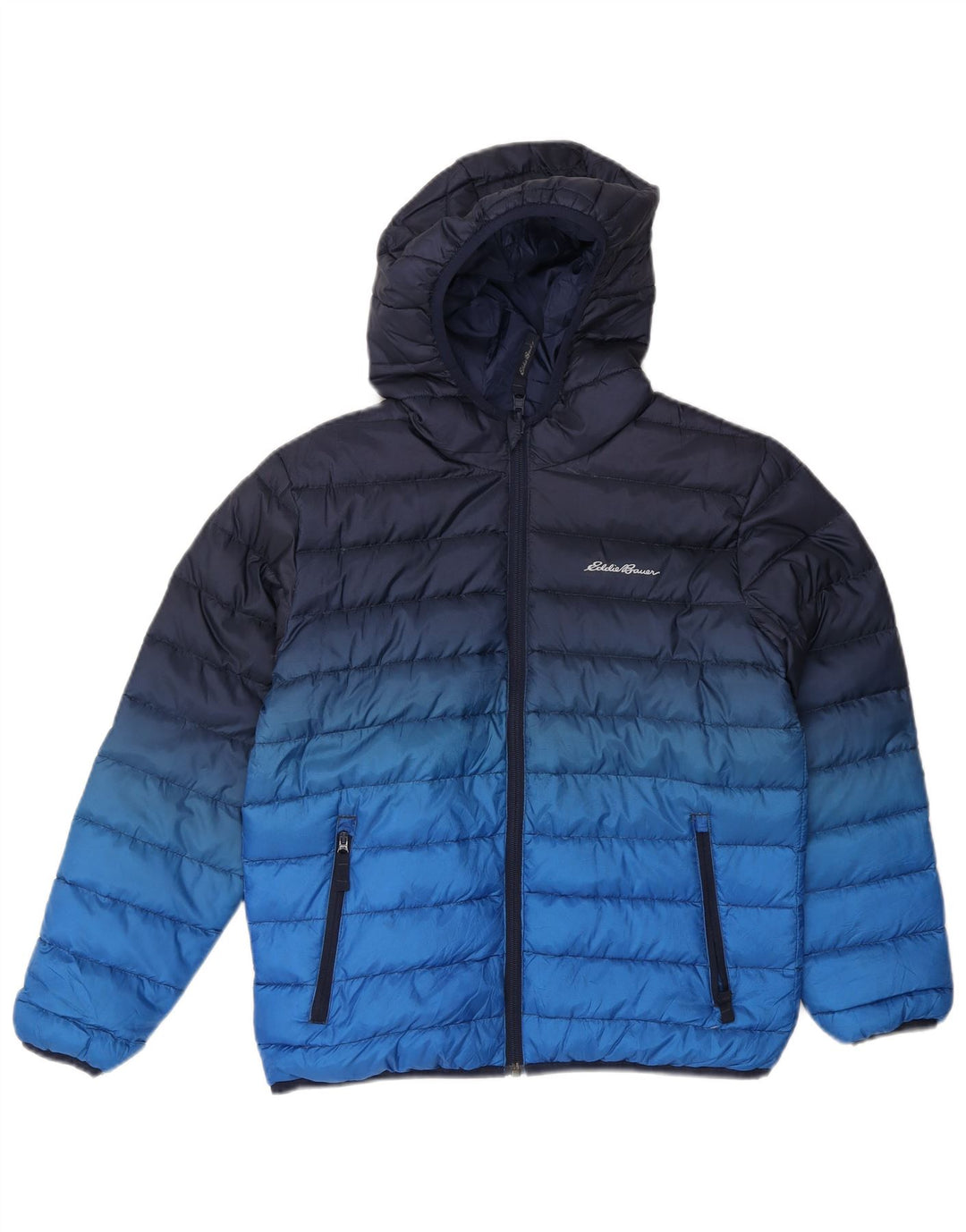 Podstavljena jakna s kapuljačom Eddie Bauer za dječake 10-11 godina srednje tamnoplava