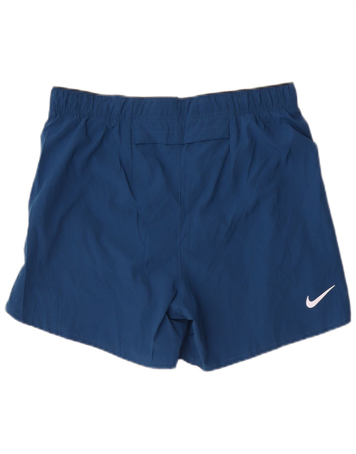 Nike muške Dri Fit grafičke sportske kratke hlače srednje tamnoplave boje od poliestera