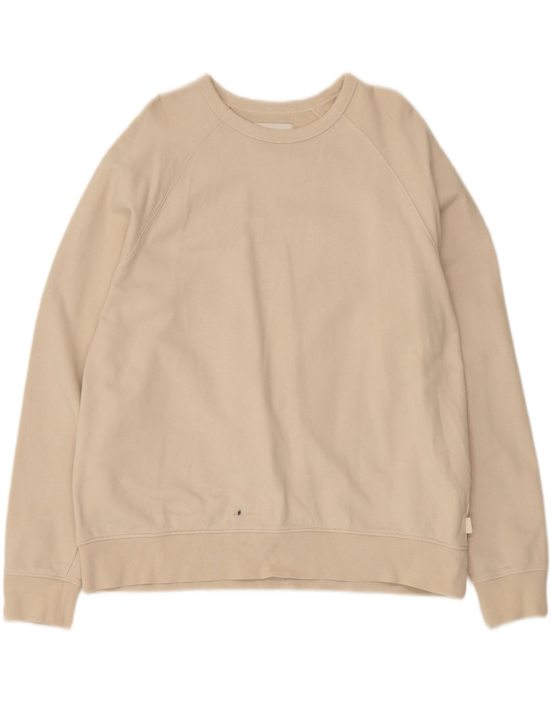 Marks & Spencer Ženska majica s kratkim rukavima UK 16 Large Beige Cotton