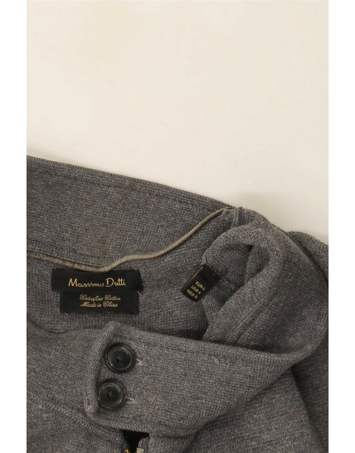 Massimo Dutti ženski kardigan pulover UK 16 veliki sivi