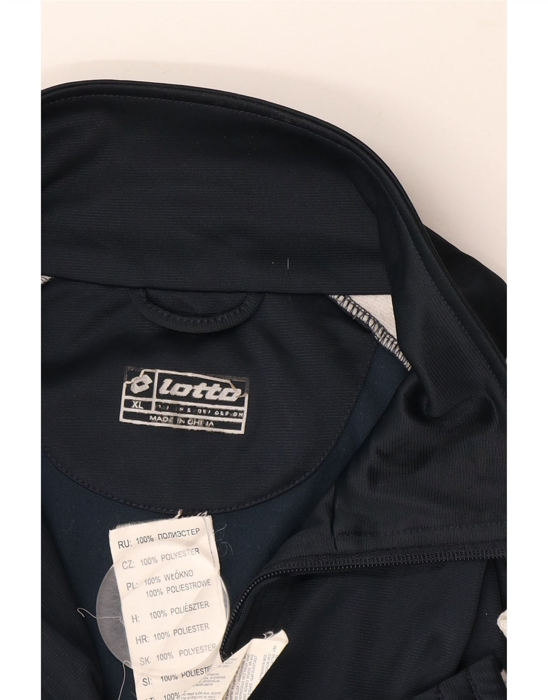 LOTTO muška trenirka s grafičkim motivima, gornja jakna XL tamnoplavi poliester