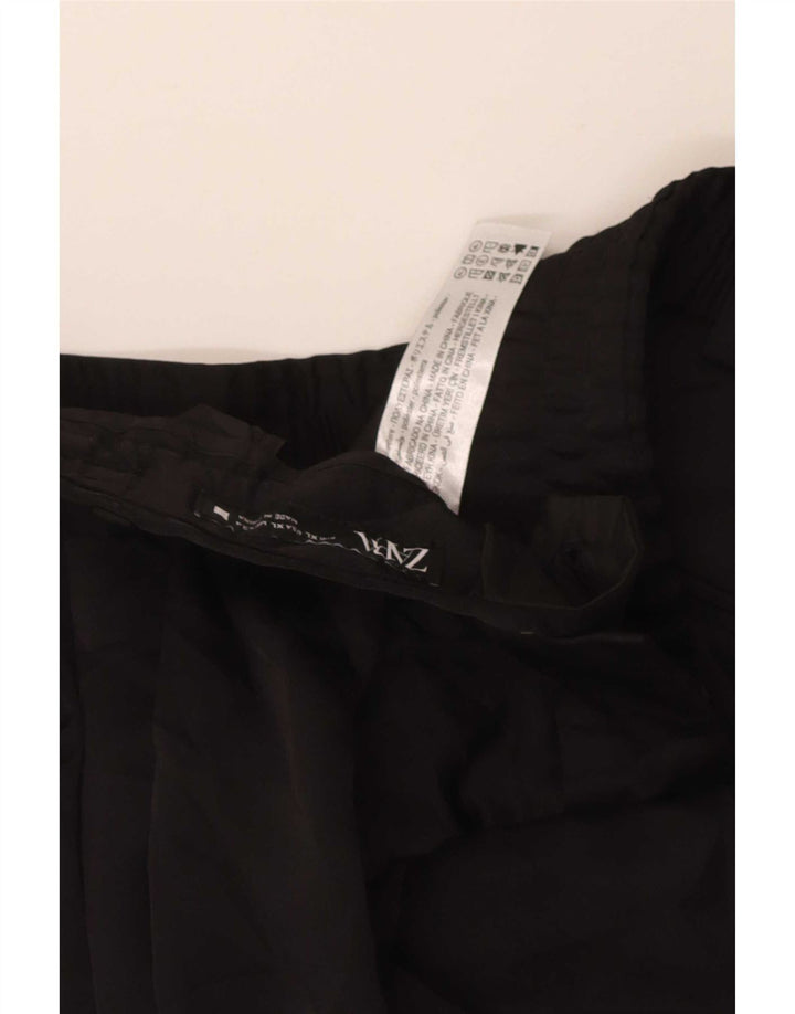 Zara ženske ležerne hlače XL W34 L31 crni poliester