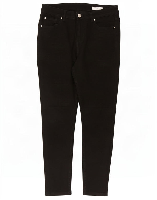 Marks & Spencer Ženske The Ivy Skinny Jeans UK 14 Large W32 L28 Crne
