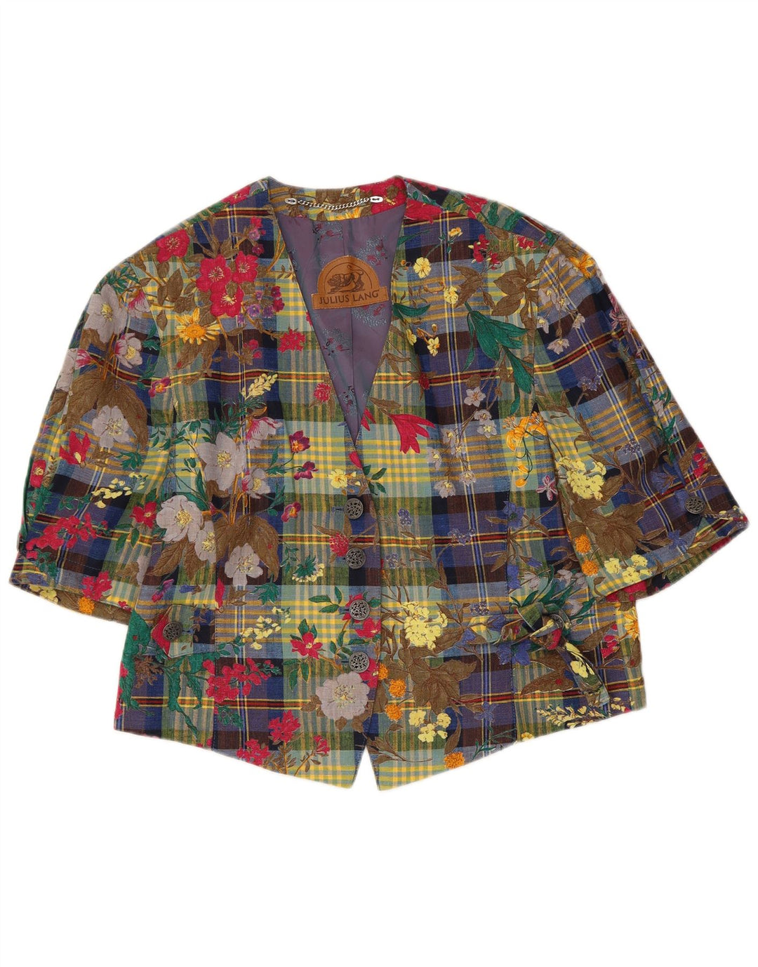 JULIUS LANG Ženska jakna sa 4 gumba EU 40 srednje višebojna