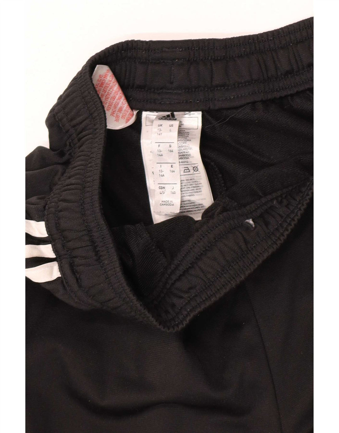 Adidas Hlače za trenirku za dječake 13-14 godina crne od poliestera
