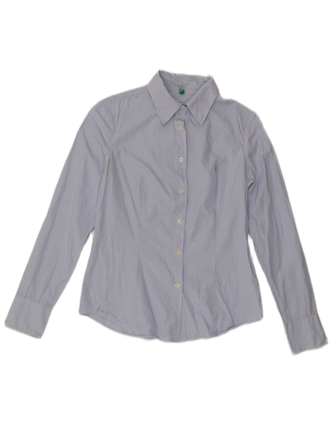 Benetton ženska košulja UK 12 srednje plave pruge