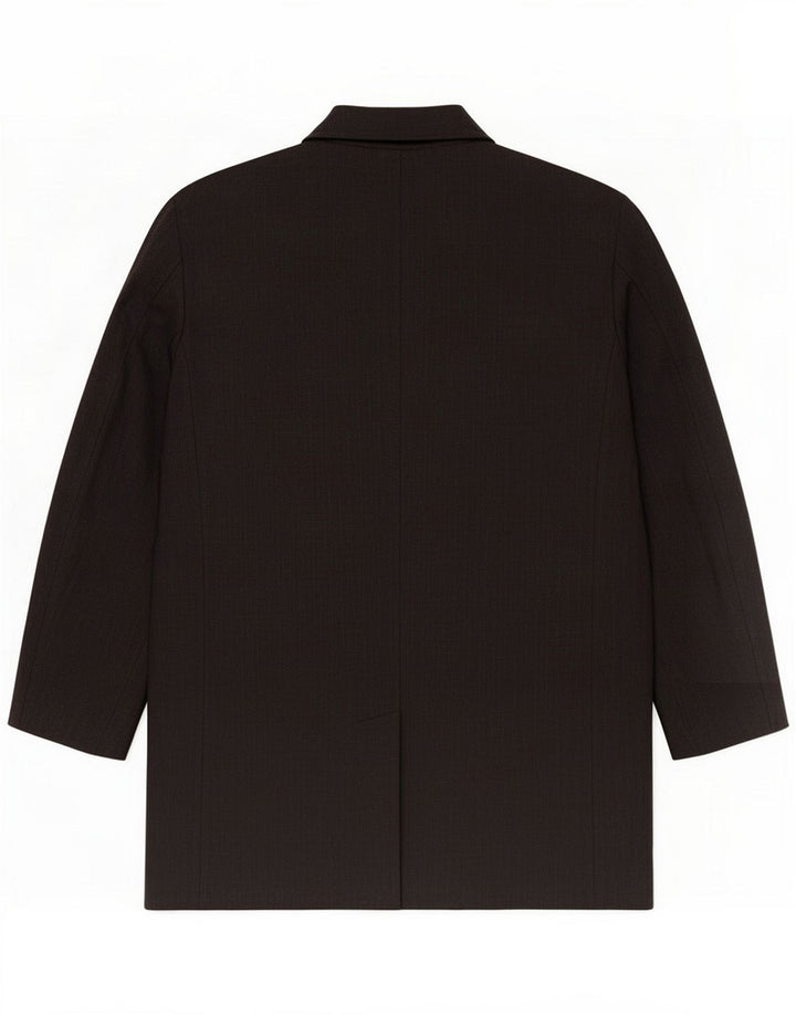 Trussardi Mens Overcoat UK 40 Large Grey Wool