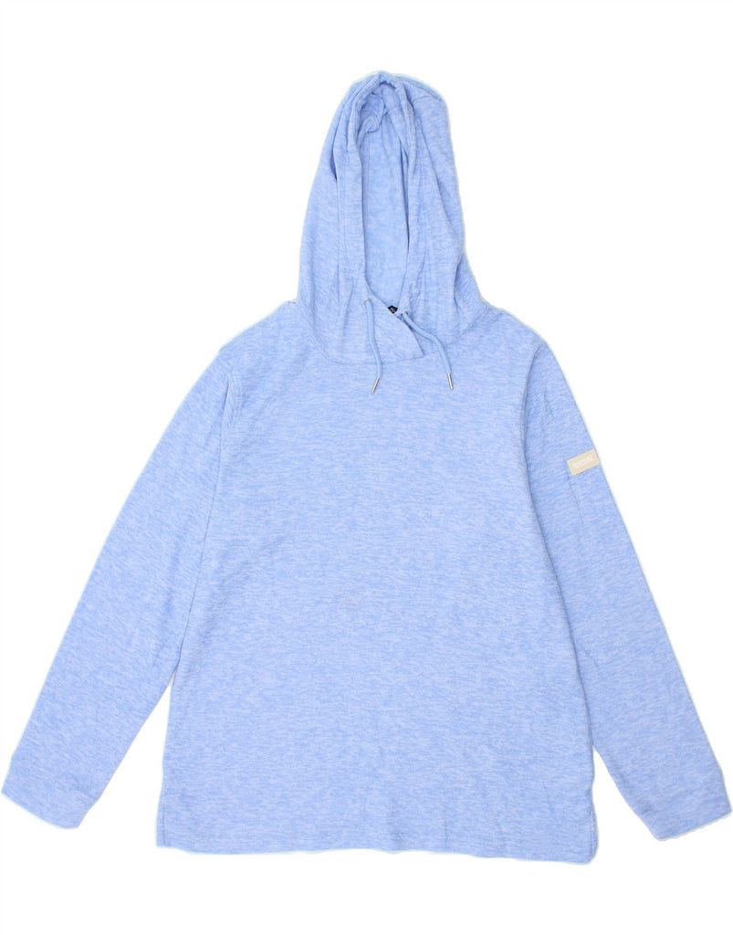 REGATTA Womens Hoodie Jumper UK 18 XL Blue Flecked Polyester Vintage Regatta and Second-Hand Regatta from Messina Hembry 