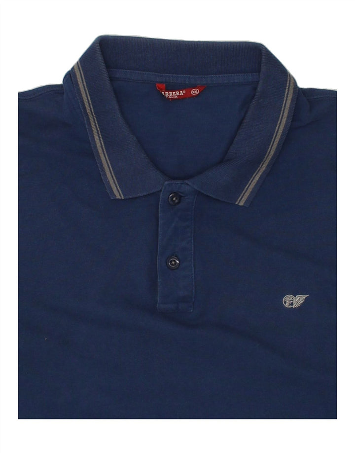 CARRERA Mens Polo Shirt 2XL Navy Blue Cotton Vintage Carrera and Second-Hand Carrera from Messina Hembry 