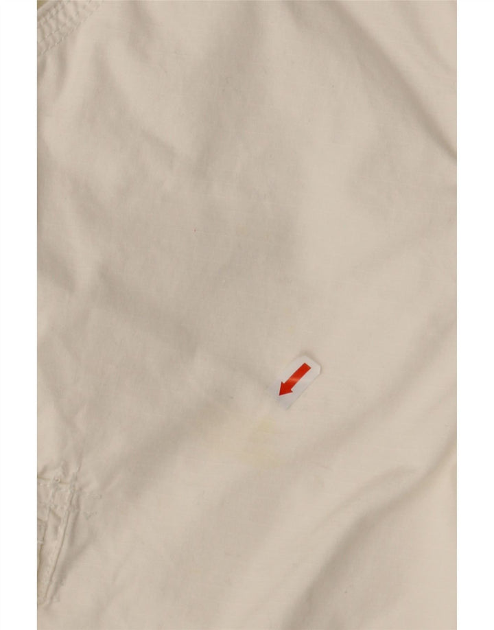 VINTAGE Mens Cargo Shorts W36 Large White Cotton Vintage Vintage and Second-Hand Vintage from Messina Hembry 