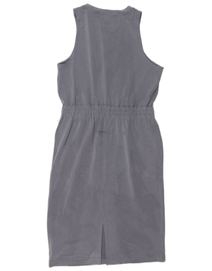 ATHLETA Ženska plašt haljina bez rukava UK 14 Srednje siva Tencel