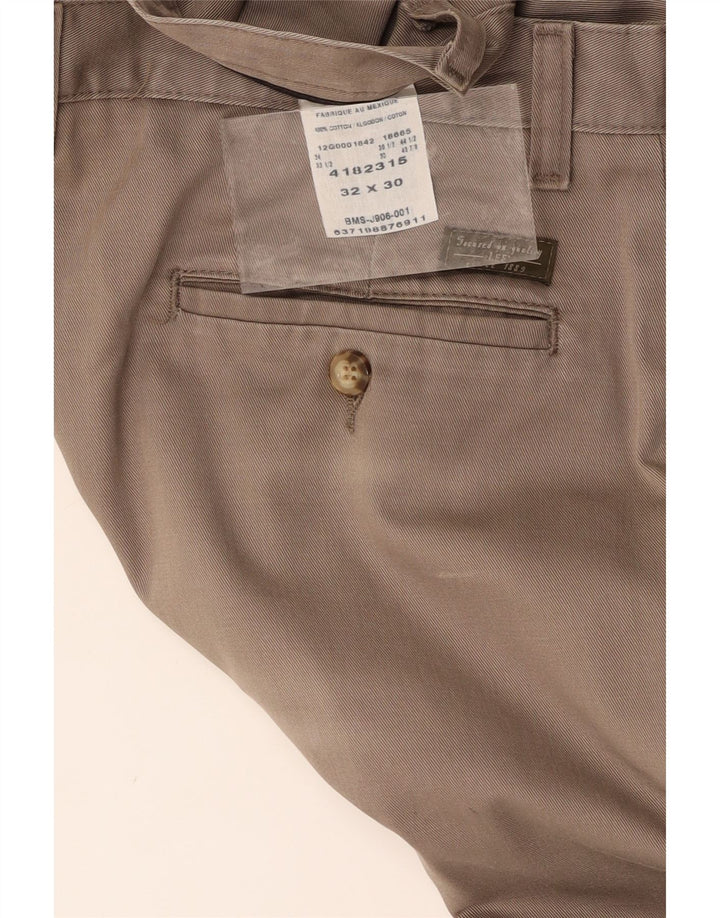 LEE Mens Straight Chino Trousers W32 L27 Beige Vintage Lee and Second-Hand Lee from Messina Hembry 