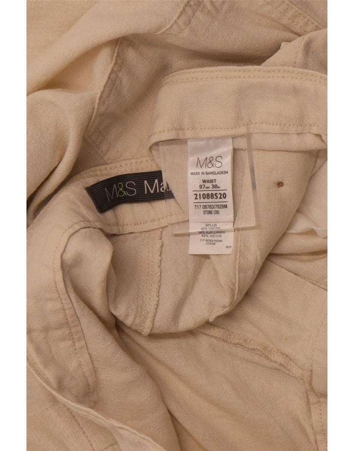 MARKS & SPENCER Muške chino kratke hlače W38 XL bež lan