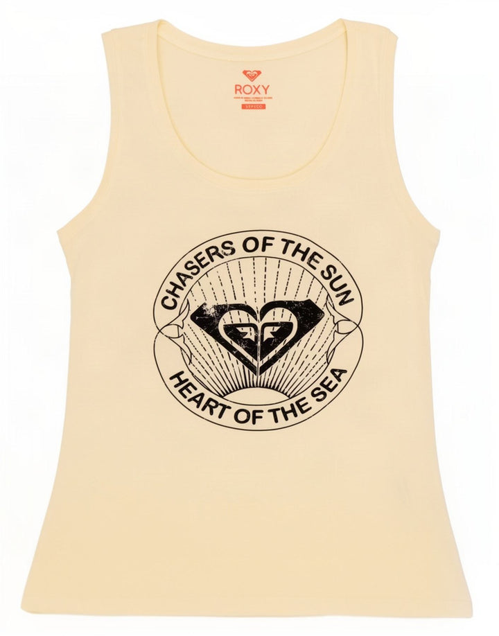Roxy Ženski grafički prsluk UK 10 Small Off White