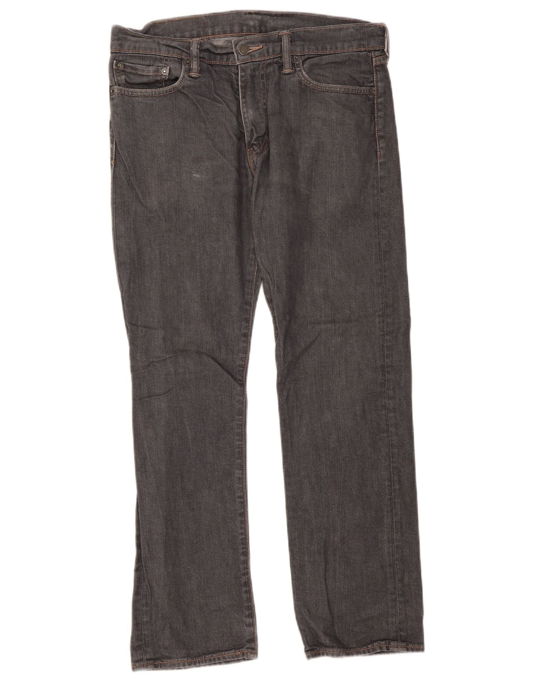 Levi's muške 504 ravne traperice W32 L30 sivi pamuk