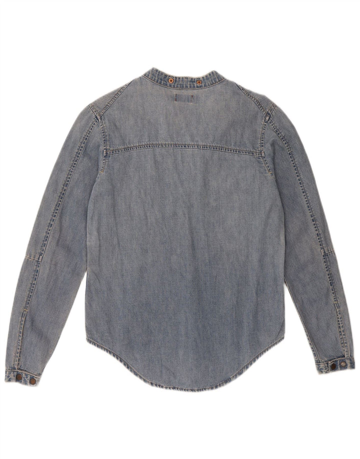 Levi's ženski pulover traper košulja UK 6 XS plavi pamuk
