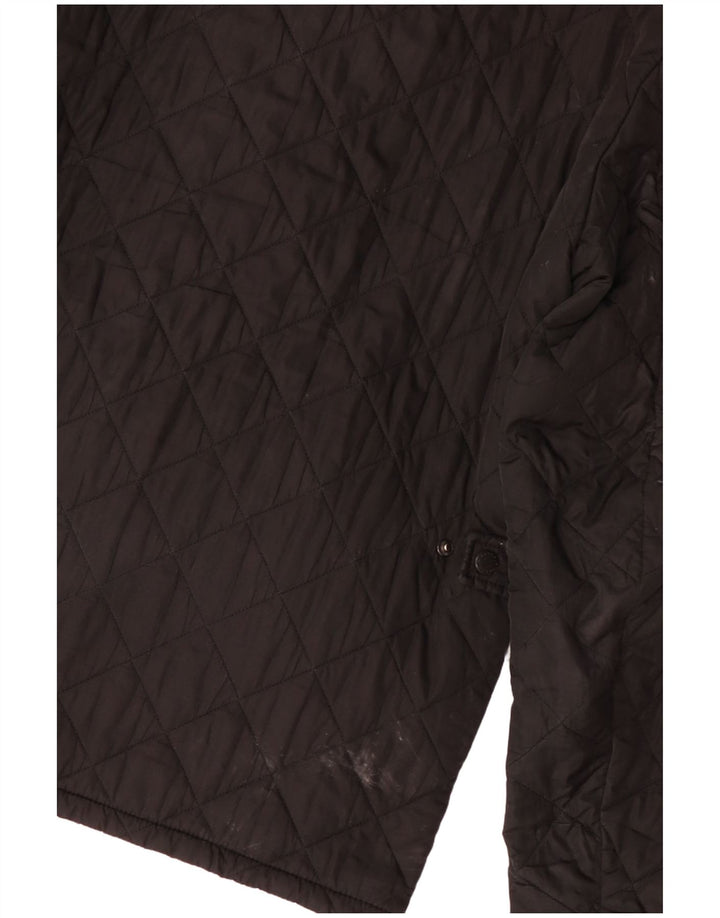 BARBOUR Muška prošivena jakna UK 36 Mala crna