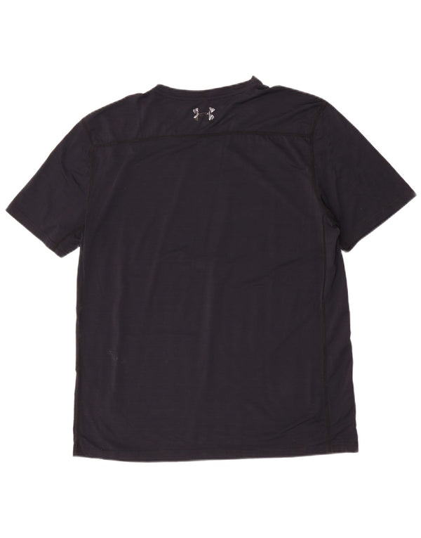 Under Armour Womens T-Shirt Top UK 22 3XL Black Sports