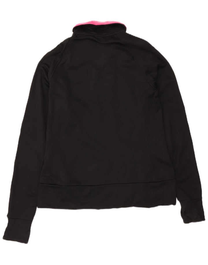 PUMA ženska gornja jakna trenirke UK 14 srednje crni poliester