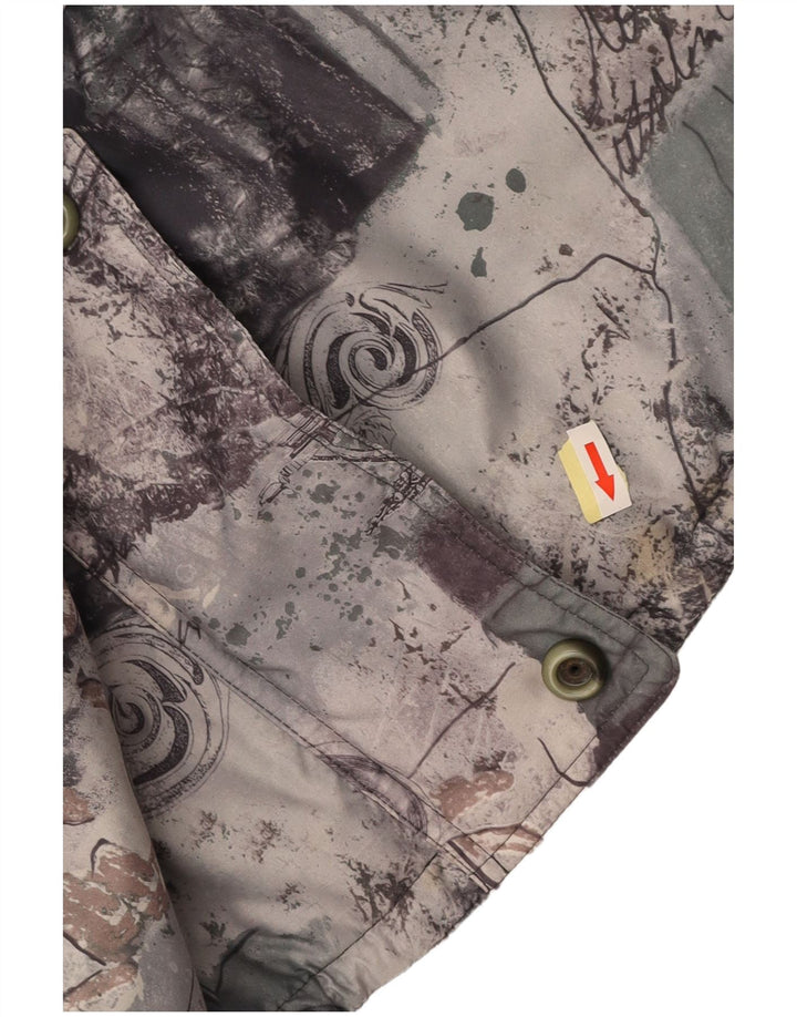 FUCHS & SCHMITT Ženska široka kišna jakna UK 16 Large Grey Patchwork