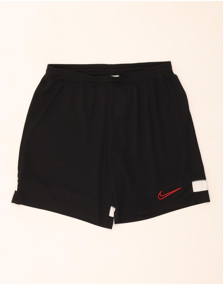 Nike Dri Fit sportske kratke hlače srednje crne boje od poliestera