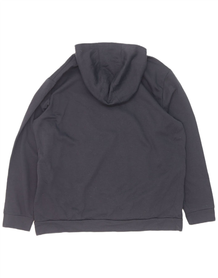 Adidas muška majica s kapuljačom 2XL tamnoplavi poliester