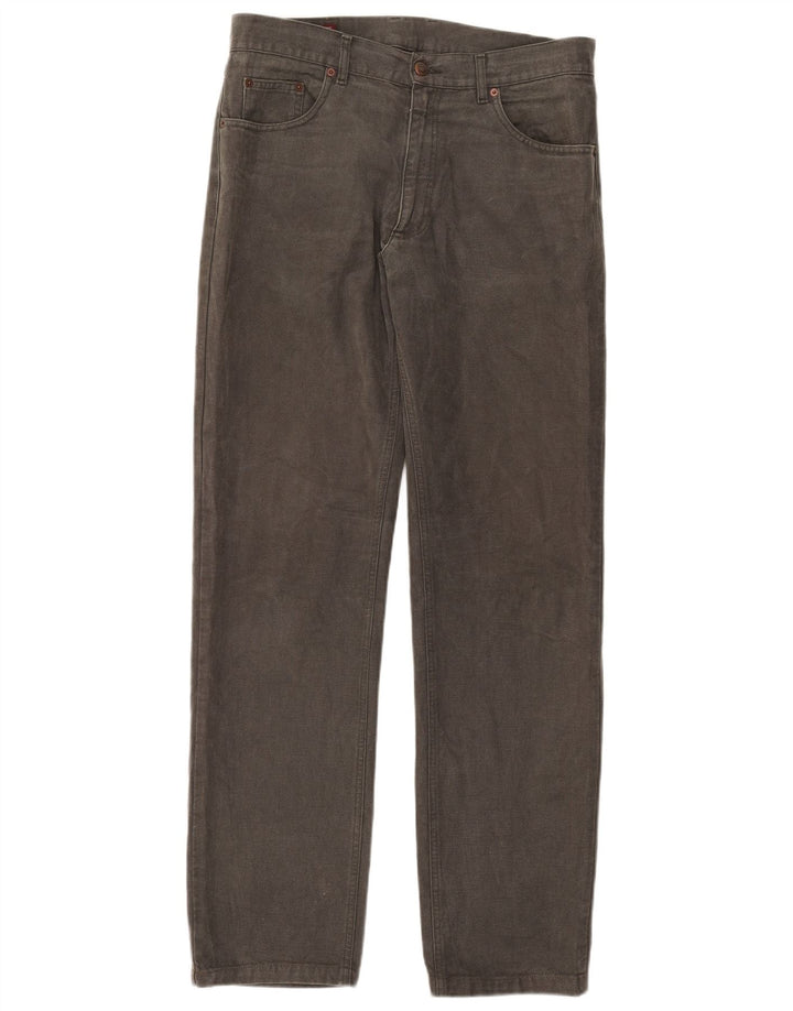 Marlboro Classics Mens Straight Jeans W34 L32 Kaki pamuk